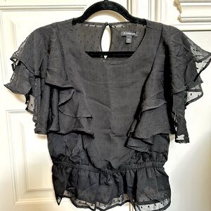 Express black blouse